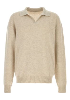 The Row Leach mélange-effect sweater - Neutrals