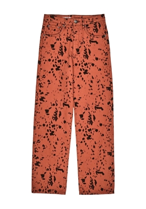 Bimba y Lola splatter trousers - Brown