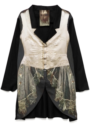 IA LONDON printed blazer - Black