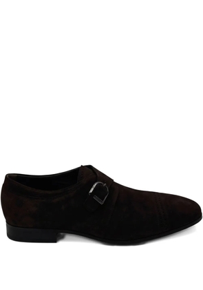 Tod's buckle leather brogues - Brown