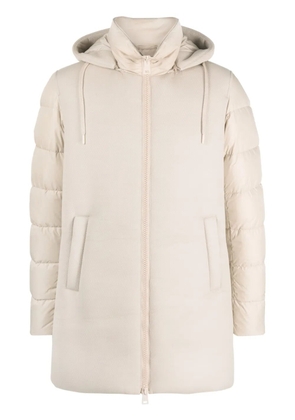 Herno detachable-hood padded parka - Neutrals