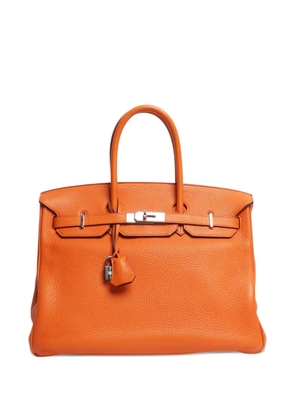 Hermès Pre-Owned 2010 Birkin 35 leather tote bag - Orange