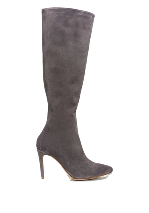 GINISSIMA 95mm pointed-toe boots - Grey