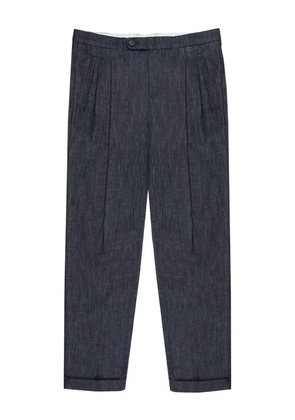 slowear cotton five-pocket trousers - Blue