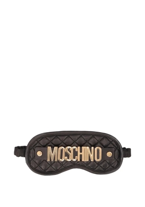 Moschino Pre-Owned x H&M quilted logo-detail sleeping mask - Black