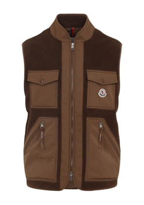 Moncler Karakai down gilet - Brown