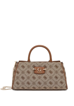GUESS USA monogram top-handle tote bag - Neutrals