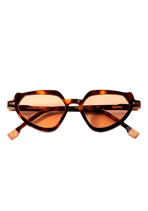 KYme Harmony geometric-frame sunglasses - Brown