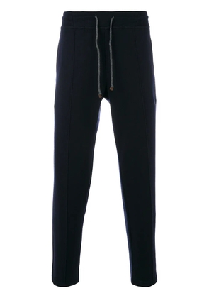 Brunello Cucinelli drawstring-waist track pants - Blue