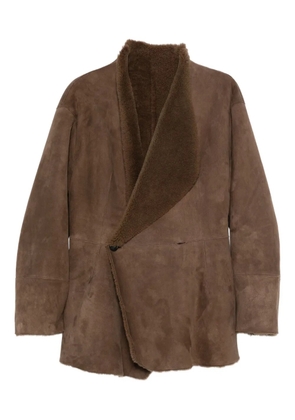 ARMARIUM Keira shawl-collar jacket - Brown