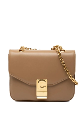 Celine Pre-Owned 2019 Small Leather C Bag crossbody bag - Brown