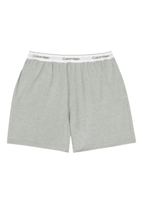 Calvin Klein jersey elasticated-waist shorts - Grey