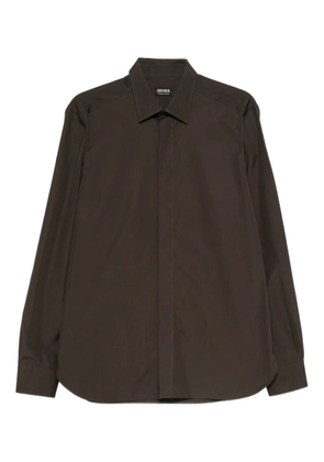 Zegna classic-collar shirt - Green