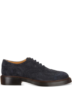 Tod's Francesina lace-up loafers - Blue