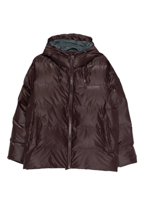 Rains Alta hooded zip-fastening jacket - Red