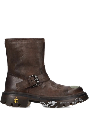 Premiata Camden 465 buckle boots - Brown