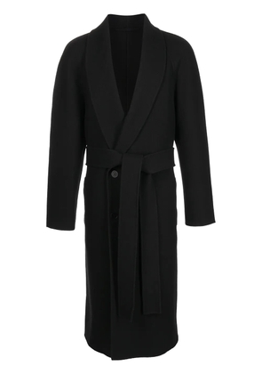 The Row Ferro double-breasted coat - Black
