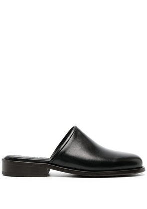 LEMAIRE square-toe 35mm mules - Black