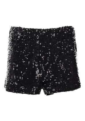 P.A.R.O.S.H. sequined shorts - Black