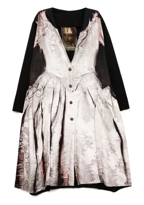 IA LONDON printed coat - Black