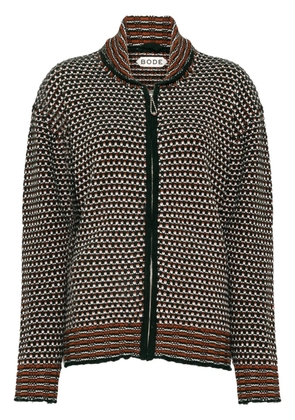 BODE merino polo jumper - Black