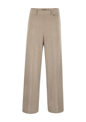 Herno logo-detail trousers - Neutrals