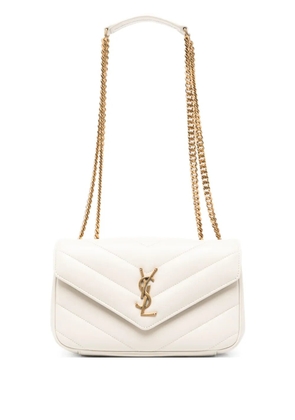 Saint Laurent small Loulou chain shoulder bag - Neutrals