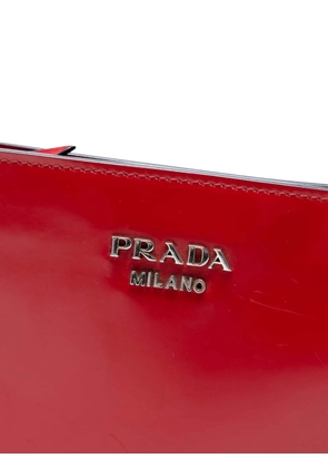 Prada Pre-Owned 2000-2025 Spazzolato Sidonie Chain crossbody bag - Red