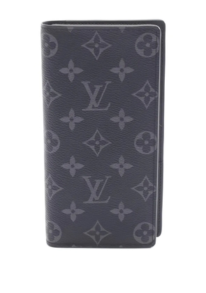 Louis Vuitton Pre-Owned 2021 Portefeuil Brother Monogram Eclipse wallet - Grey