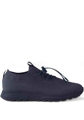 Prada Prax knitted sneakers - Blue