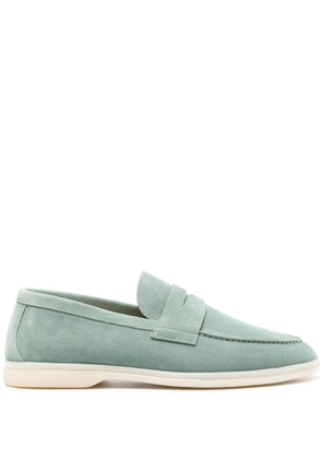 Scarosso Luciano suede loafers - Green