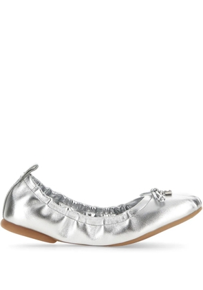 Hogan H684 ballet flats - Silver