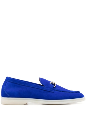 Scarosso Lilia suede loafers - Blue