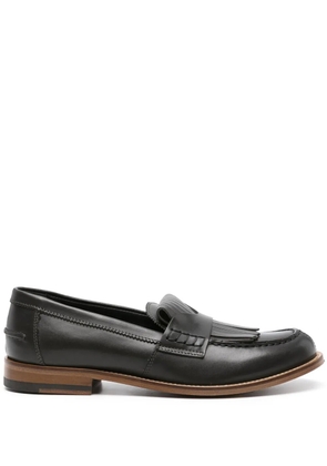 Scarosso Bridget leather loafers - Grey