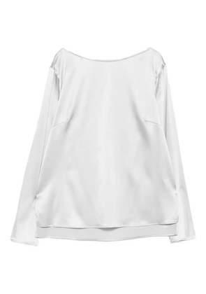 Purotatto long-sleeve blouse - Grey