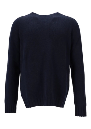 LA ROSE crew-neck sweater - Blue