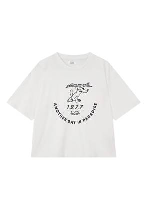 TOMBOY graphic-print T-shirt - White
