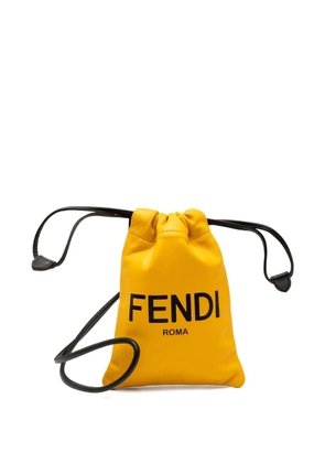 Fendi Pre-Owned 2000-2010 Mini Nappa Drawstring pouch - Yellow
