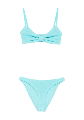 Hunza G Alicia knotted bikini - Blue