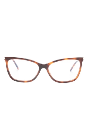 Saint Laurent Eyewear cat-eye glasses - Brown