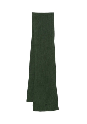 Karl Lagerfeld ribbed-knit scarf - Green