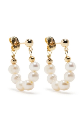 HZMER JEWELLERY drop pearl earrings - Gold