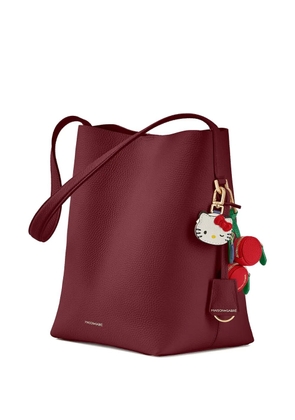 MAISON de SABRÉ leather bucket soft tote - Red