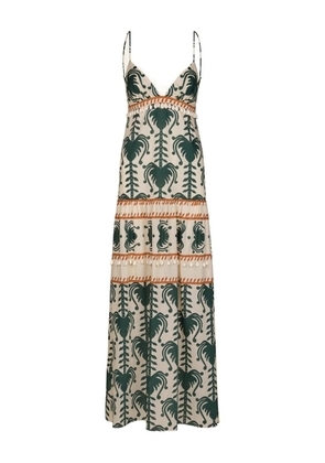 Johanna Ortiz Keeper printed dress - Neutrals