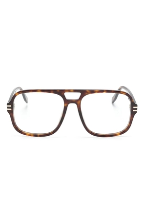 Marc Jacobs Eyewear pilot-frame glasses - Brown