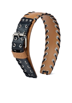 Limi Feu silver-tone hardware headband - Brown