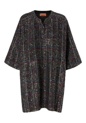 Missoni V-neck sequin embroidered mini dress - Black