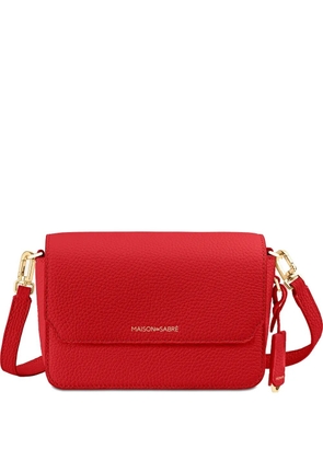MAISON de SABRÉ leather flap shoulder bag - Red