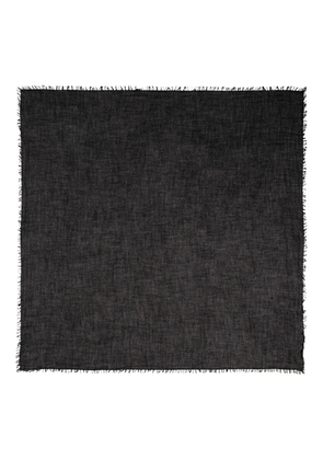 Faliero Sarti Enrica fringed scarf - Black