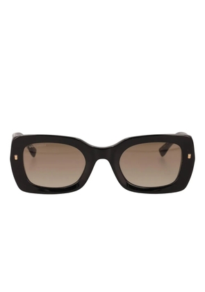 DSQUARED2 EYEWEAR logo-detailed sunglasses - Black
